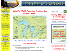 Tablet Screenshot of great-lakes-sailing.com